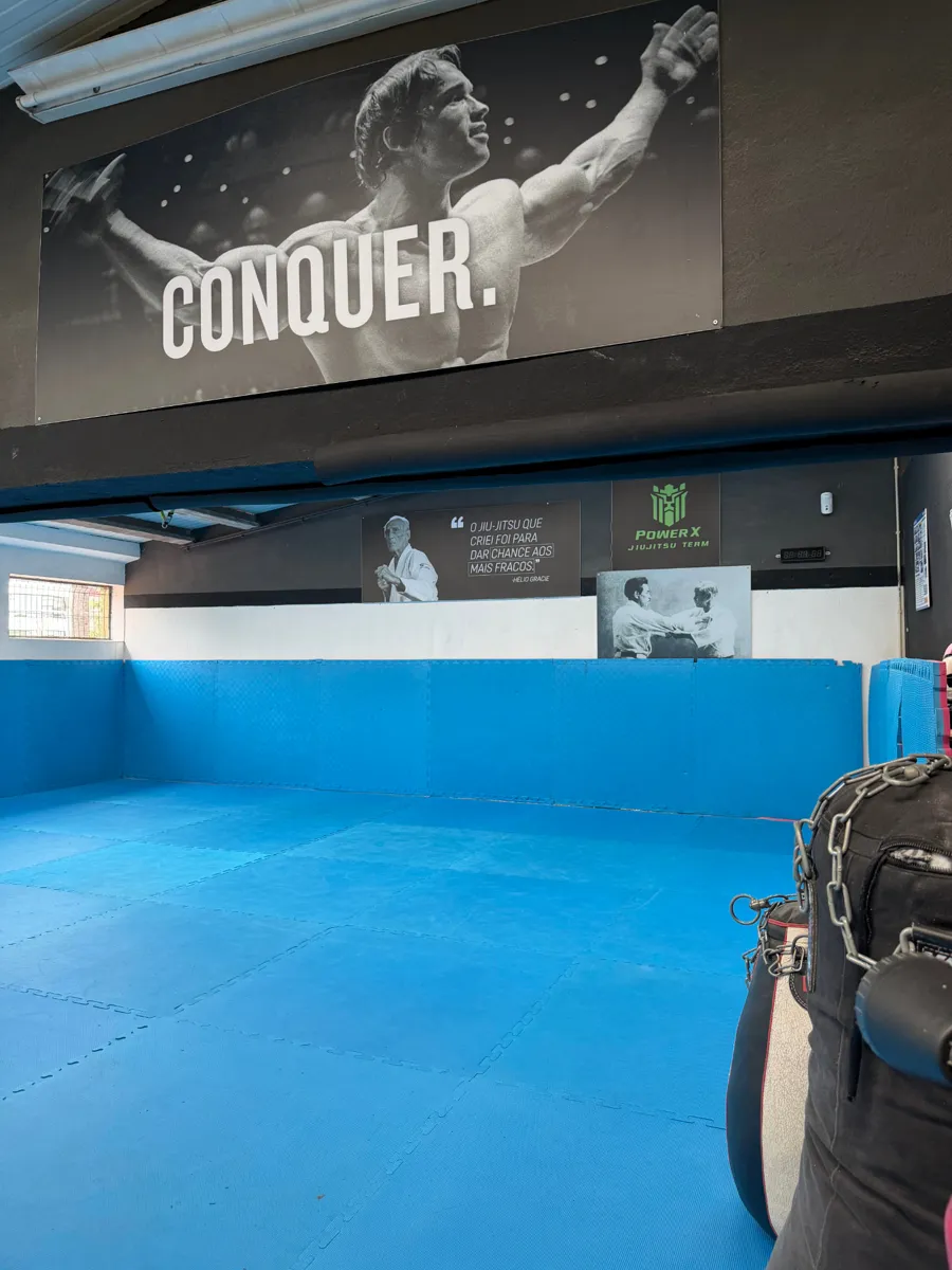 Tatami de Jiu-Jitsu e Boxe